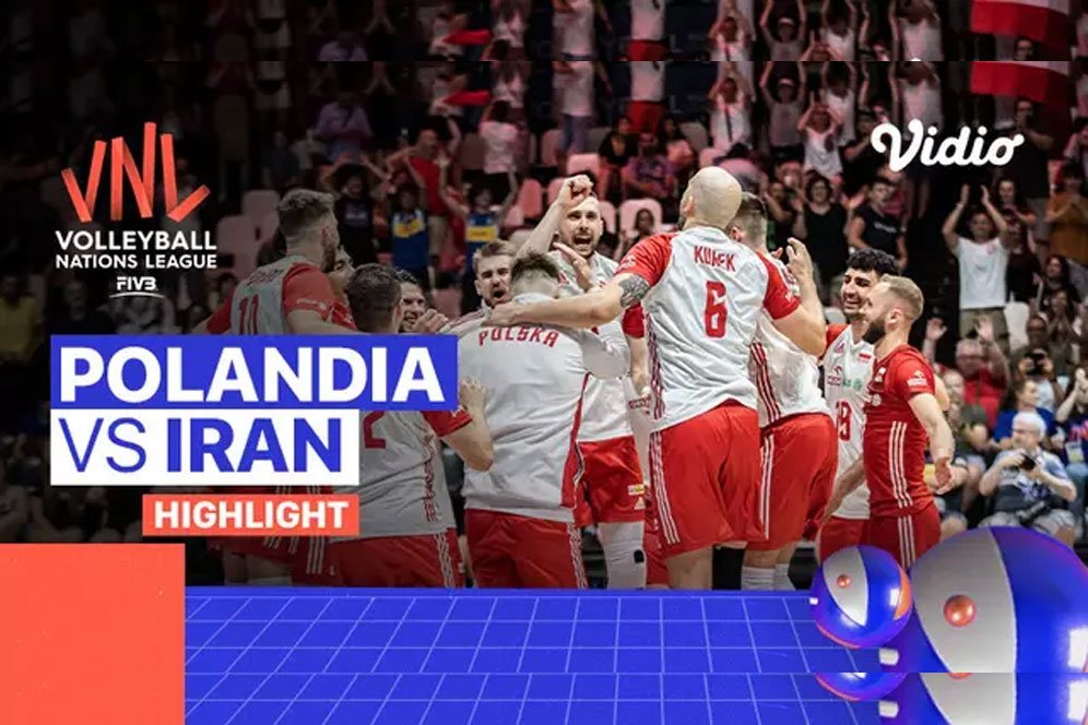 Highlights VNL 2022: Bekuk Iran 3-2, Polandia Melaju ke Babak Semifinal