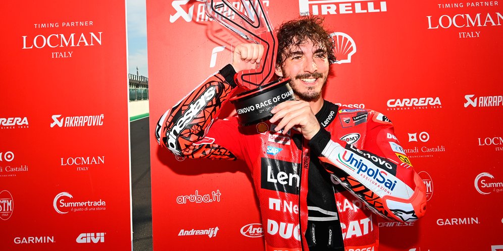 Pecco Bagnaia Takjub Menangi Ducati Race of Champions, Luca Marini: Ini Balapan Serius!