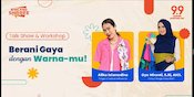 Tips Berani Gaya dengan Warnamu dari Alika Islamadina di BincangShopee 9.9 Super Shopping Day Tips Berani Gaya dengan Warnamu dari Alika Islamadina di BincangShopee 9.9 Super Shopping Day