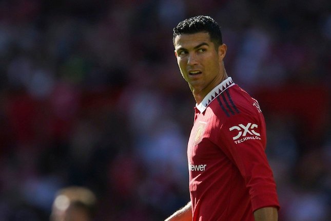Megabintang Manchester United, Cristiano Ronaldo (c) AP Photo
