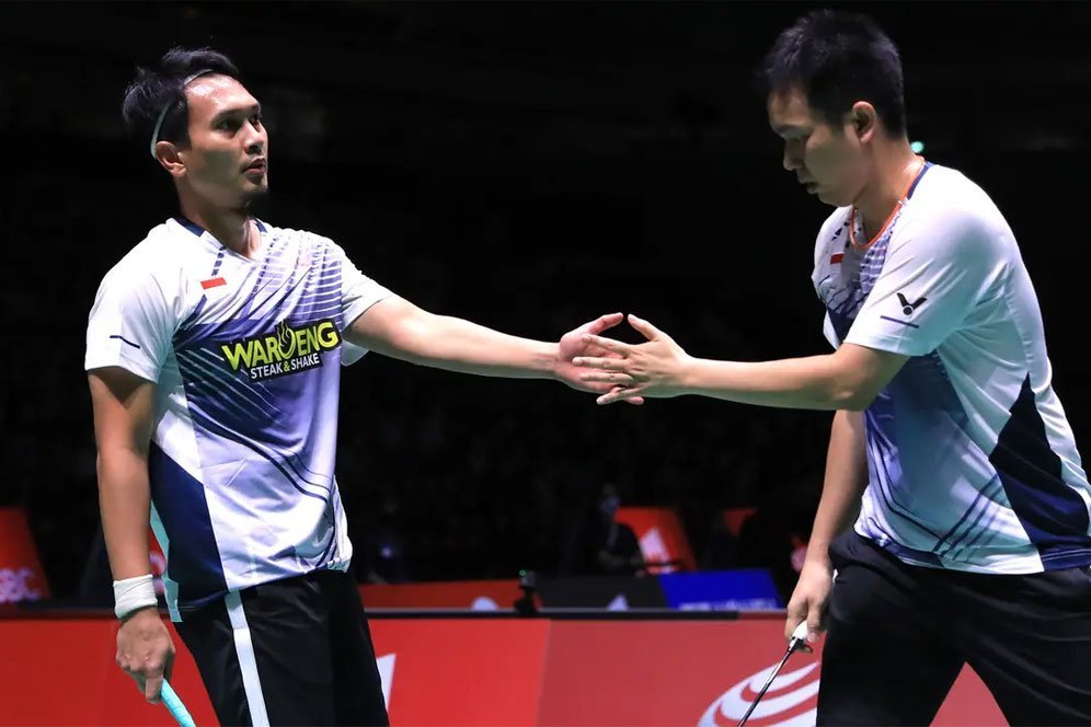 Hasil Japan Open 2022: Ahsan/Hendra Susah Payah Bekuk Korsel, Lolos ke 16 Besar