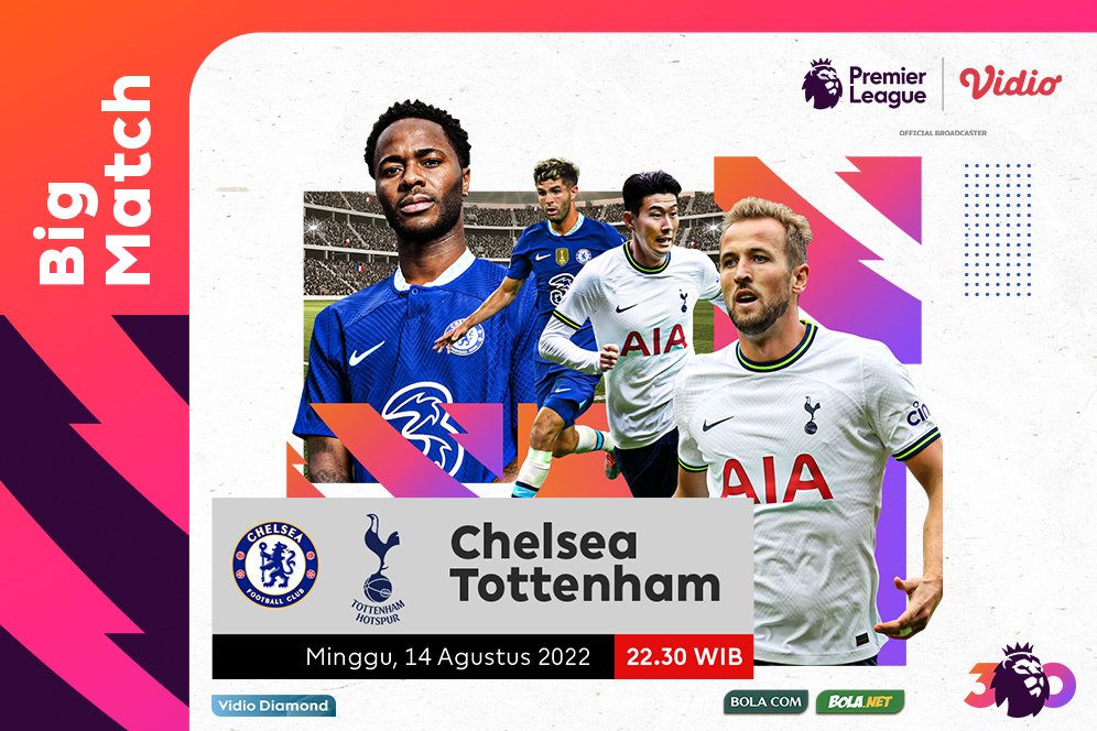 Saksikan Live Streaming Derby London : Chelsea Vs Tottenham di Vidio Malam Ini