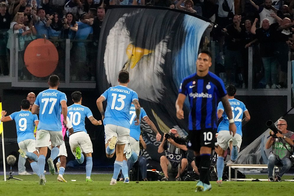 Hasil Lazio vs Inter Milan: Skor 3-1