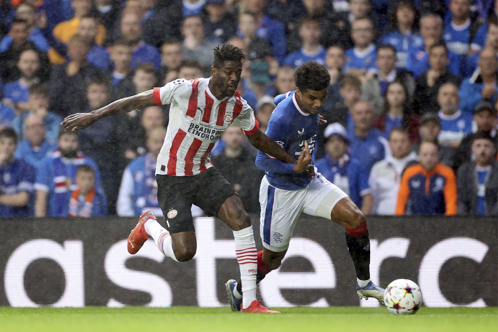 Hasil Play-Off Liga Champions Rangers vs PSV Eindhoven: Duel Dua Pelatih Mantan Pemain Bintang Timnas Belanda Berakhir Sama Kuat 2-2