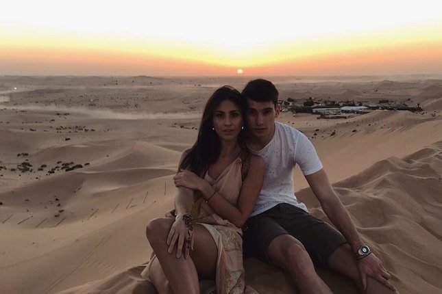 Helena Matic dan Dominik Livakovic (c) Instagram/dominiklivakovic40