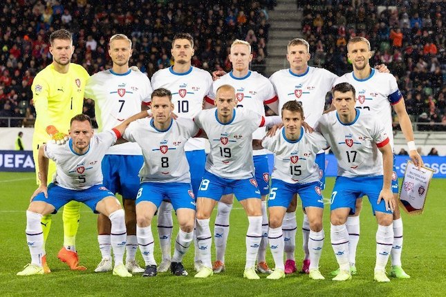 Ondrej Kudela bersama Republik Ceko di laga UEFA Nations League 2022/2023 versus Swiss, Rabu (28/9/2022) (c) Keystone via AP Photo