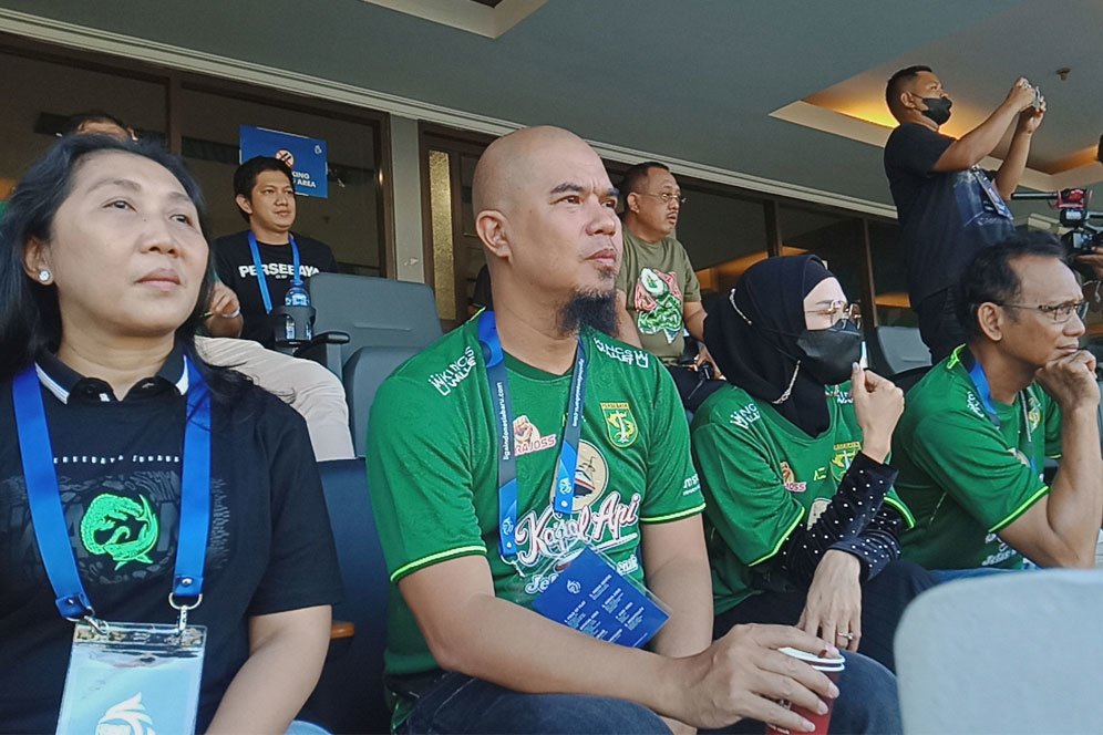 Ahmad Dhani Tonton Langsung Duel Persebaya vs Bali United