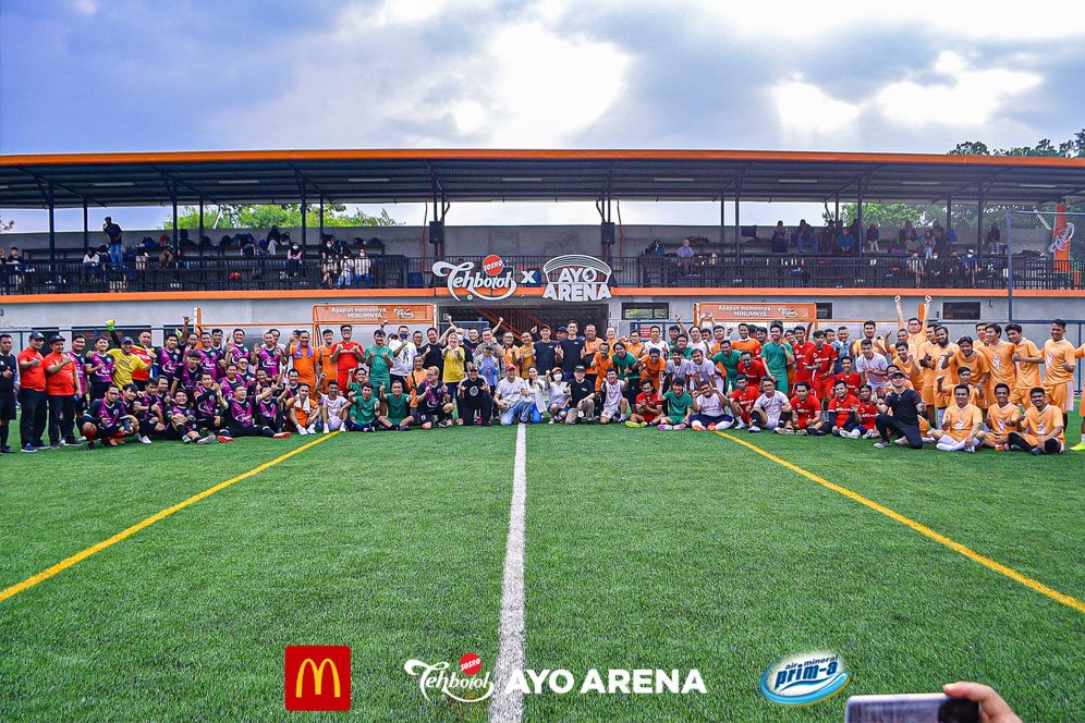 Kenalkan Tehbotol AYO Arena: Lapangan Sepak Bola Berstandar Internasional Kolaborasi AYO Indonesia dan Tehbotol Sosro