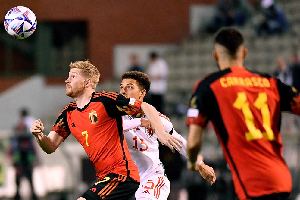 Hasil Belgia vs Wales: Skor 2-1