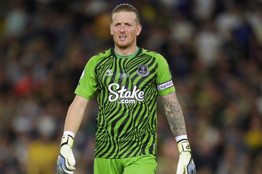 Tepis Kabar Kedekatan Dengan MU, Kiper Timnas Inggris Selangkah Lagi Perpanjang Masa Bakti di Goodison Park