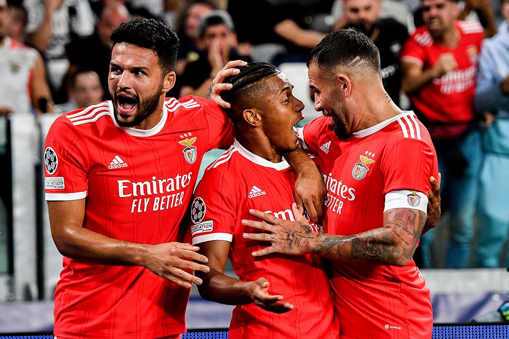 Hasil Juventus vs Benfica: Skor 1-2