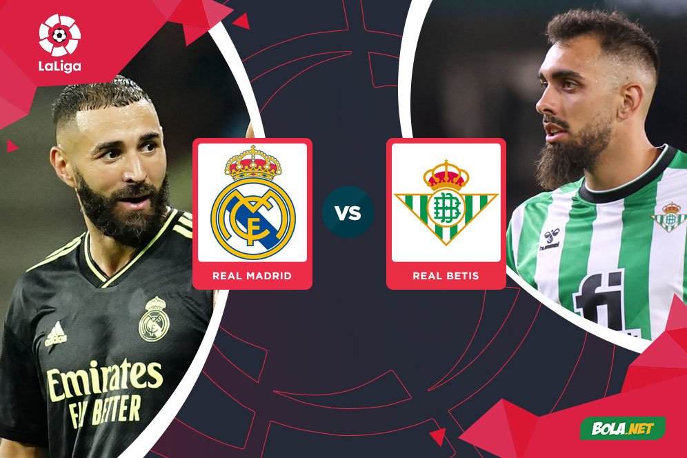 Jadwal Liga Spanyol 2022-23: Real Madrid vs Real Betis, Live Streaming di Vidio