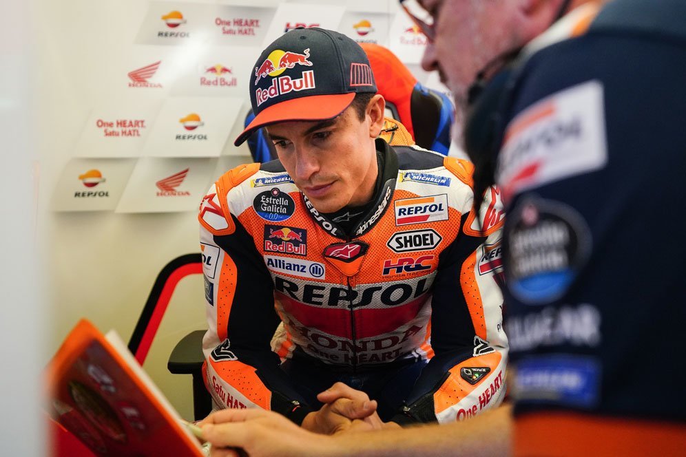 Marc Marquez Soal Balapan di Aragon: Belum Penting, Jalani 4 Lap Saja Susah Payah