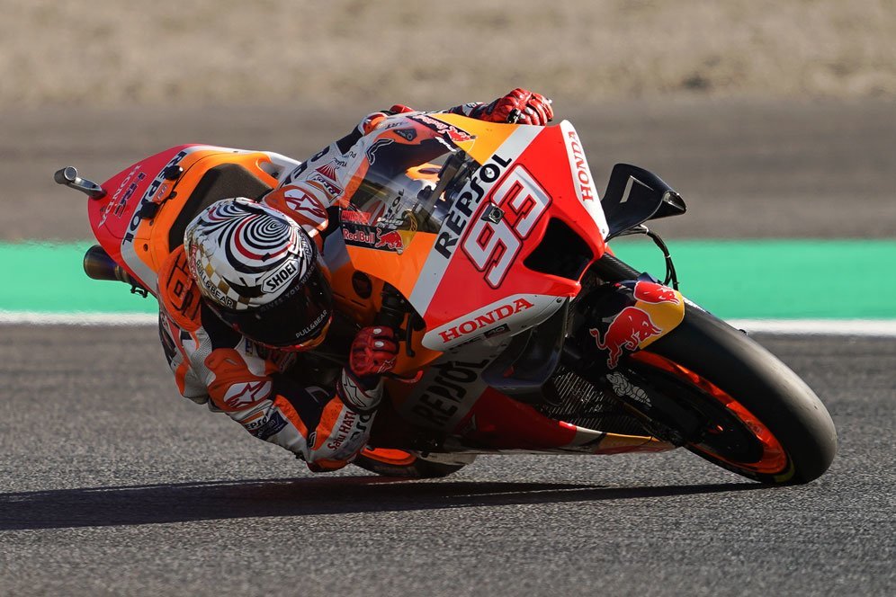 Pertama Kalinya Tak Kesakitan, Marc Marquez Girang Finis Keempat di Jepang