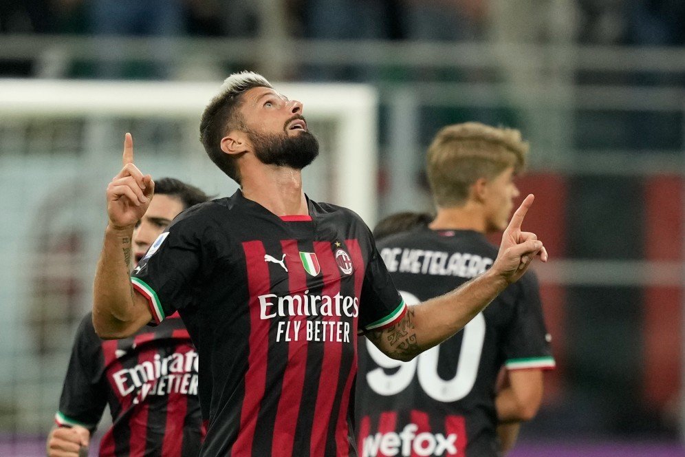 Man of the Match AC Milan vs Napoli: Olivier Giroud