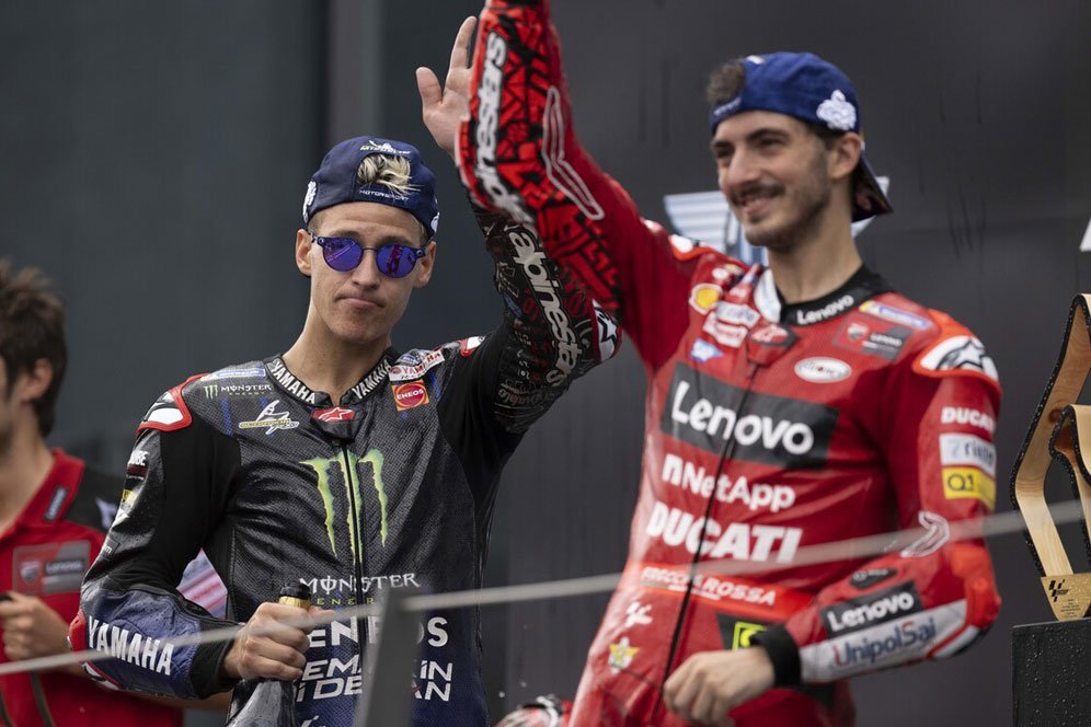 Fabio Quartararo Tak Iri Pecco Bagnaia Dapat Bantuan dari Casey Stoner