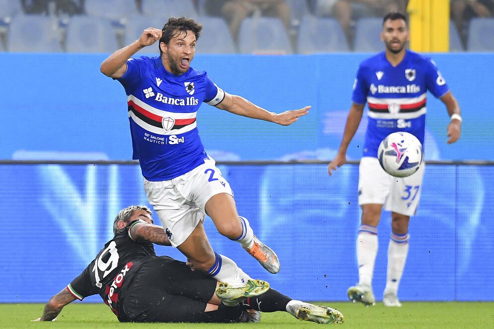 Man of the Match Sampdoria vs AC Milan: Theo Hernandez