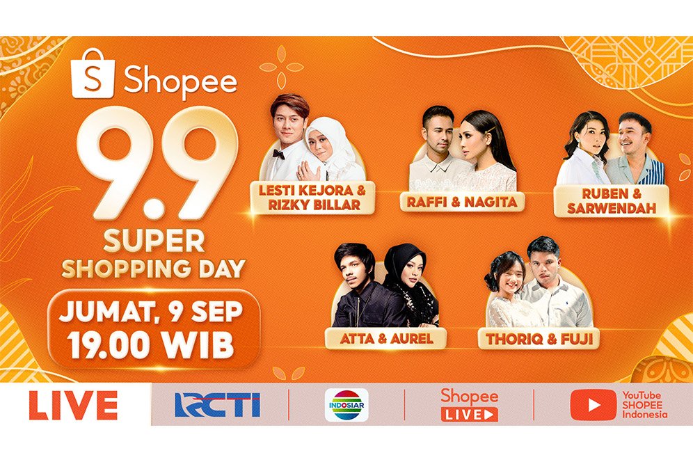 Intip Daftar Grand Prize dan Promo Spektakuler di Shopee 9.9 Super Shopping Day TV Show! Intip Daftar Grand Prize dan Promo Spektakuler di Shopee 9.9 Super Shopping Day TV Show!