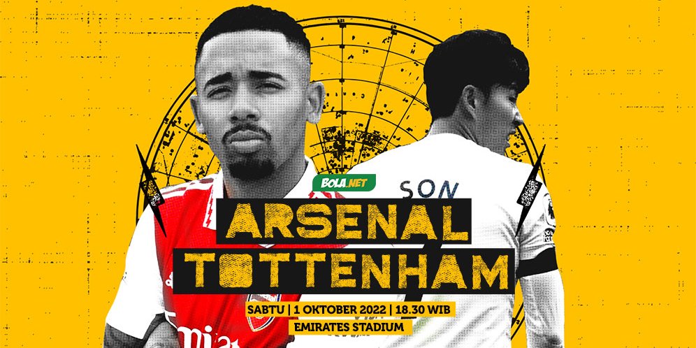 Link Live Streaming Arsenal Vs Tottenham Hari Ini Sabtu 1 Oktober 2022
