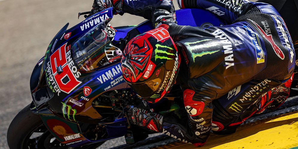 Ritsleting Baju Balap Malfungsi Lagi, Fabio Quartararo Ganti Merek di MotoGP 2023? Ritsleting Baju Balap Malfungsi Lagi, Fabio Quartararo Ganti Merek di MotoGP 2023?