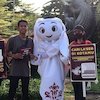 Mampir ke Kebun Binatang Surabaya, Yuk Ikuti Aktivitas La'eeb Si Maskot Piala Dunia!