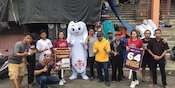 Maskot Piala Dunia 2022 Menyapa Warga Banjarmasin
