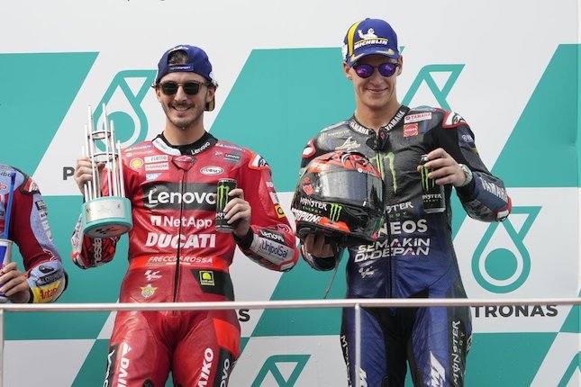 Quartararo-Bagnaia Sama-Sama Bisa Samai Rekor Rossi