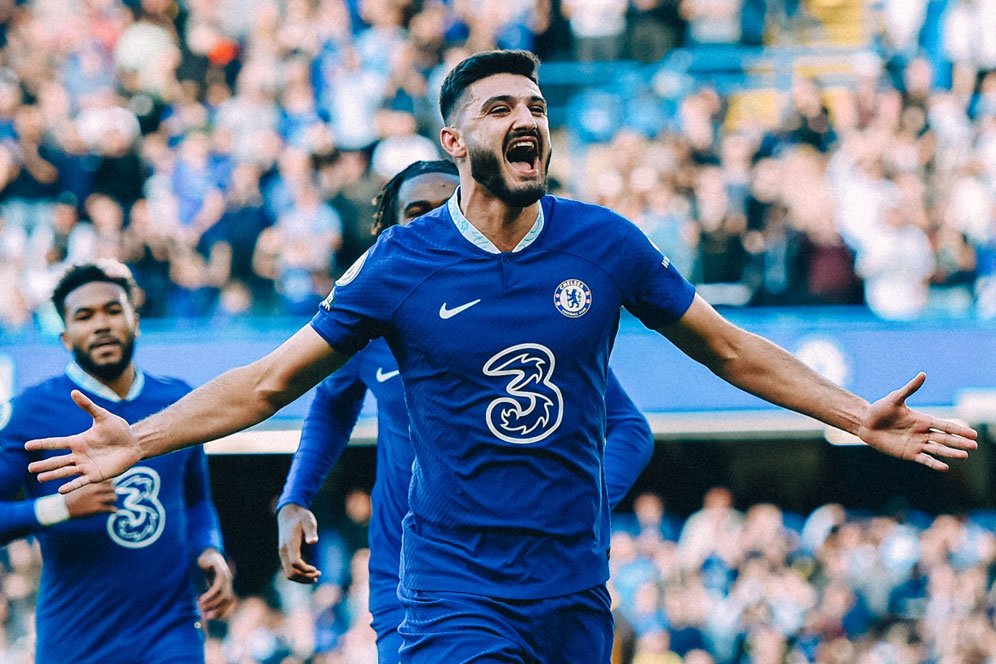 Girangnya Armando Broja Cetak Gol Perdana untuk Chelsea