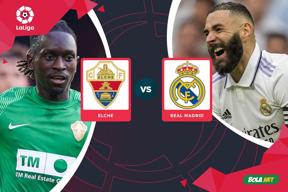 Live Streaming La Liga di Vidio: Elche vs Real Madrid Hari Ini, 20 Oktober 2022