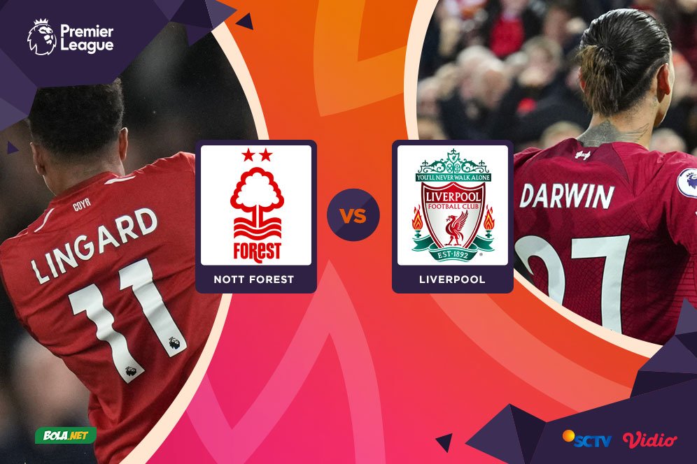 Live Streaming Premier League di Vidio: Nottingham Forest vs Liverpool Hari Ini, Sabtu 22 Oktober 2022