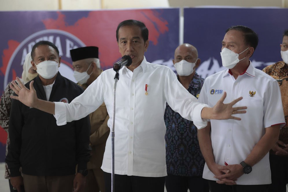 Presiden Jokowi Sebut Stadion Kanjuruhan Bakal Dibangun Ulang Sesuai Standar FIFA