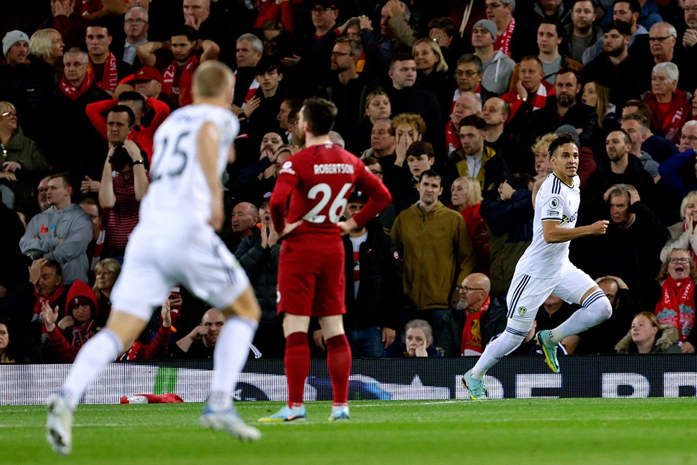 Hasil Liverpool vs Leeds United: Skor 1-2 Hasil Liverpool vs Leeds United: Skor 1-2
