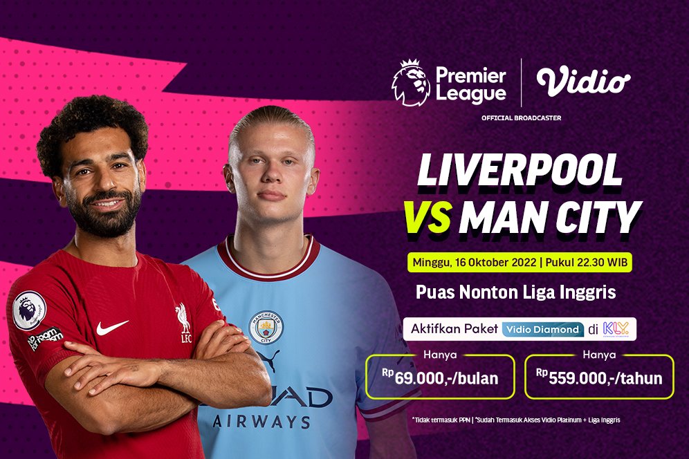 Jelang Liverpool vs Man City di Vidio, Ada Fakta yang tak Mendukung The Reds, Apa itu?