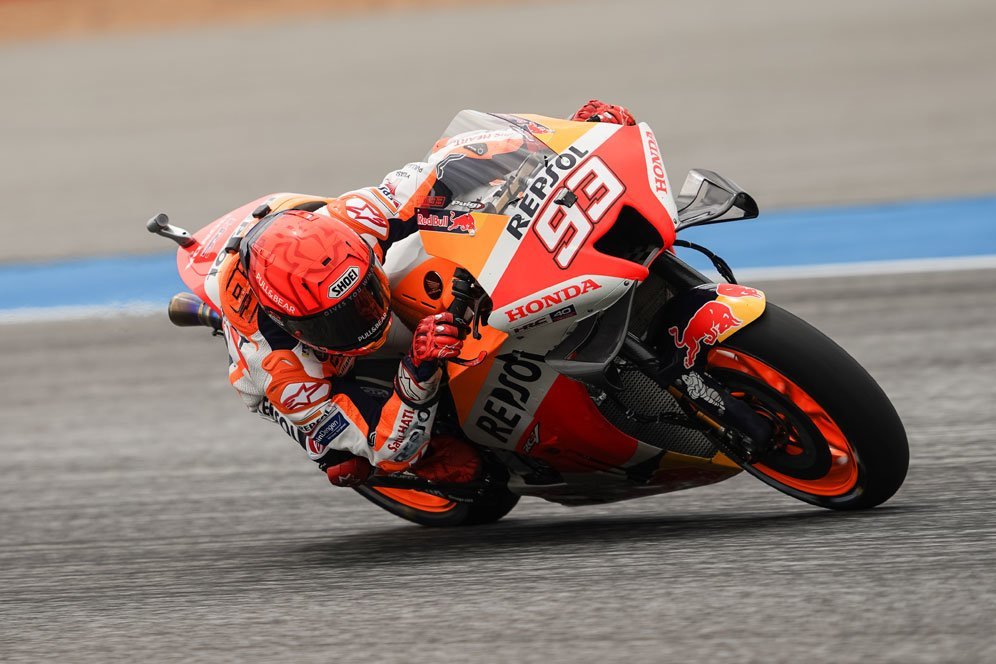 Hasil FP3 MotoGP Australia: Marc Marquez Kalahkan Luca Marini