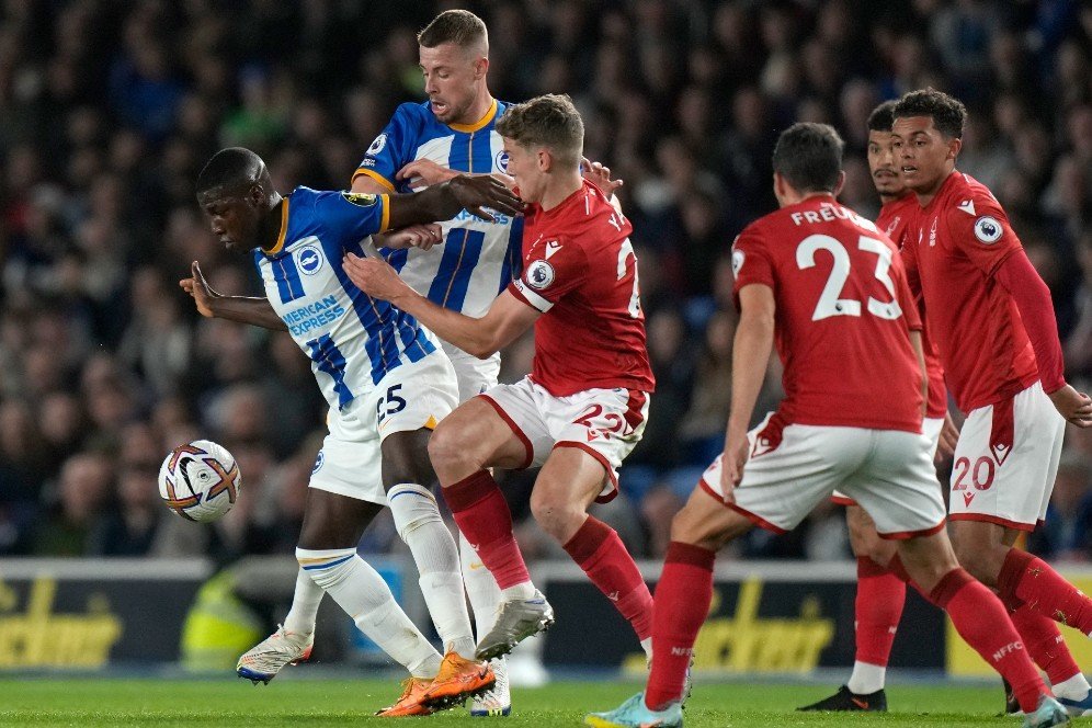 Hasil Brighton vs Nottingham Forest: Skor 0-0