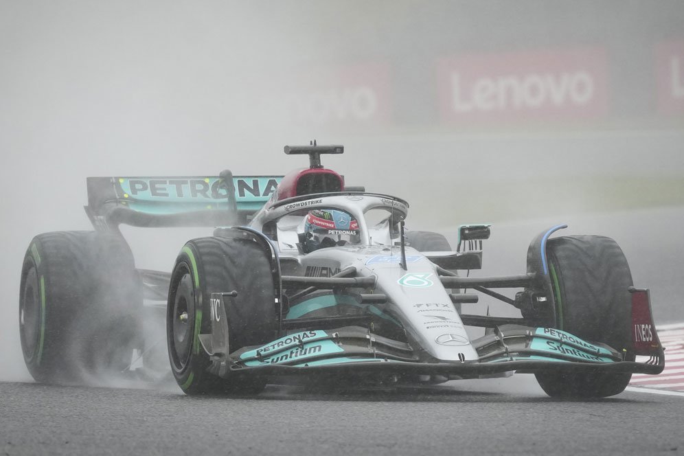 Hasil FP2 Formula 1 Jepang: George Russell dan Lewis Hamilton Memimpin