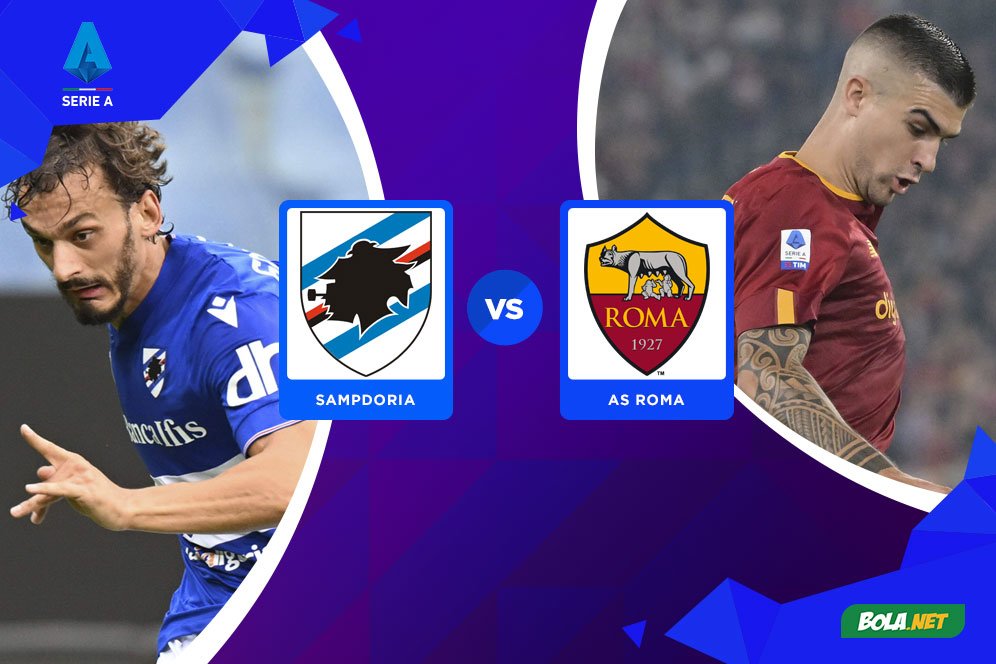 Prediksi Sampdoria vs AS Roma 17 Oktober 2022