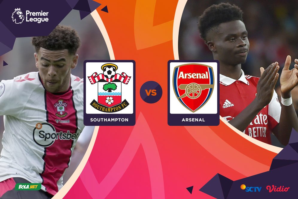 Prediksi Southampton vs Arsenal 23 Oktober 2022