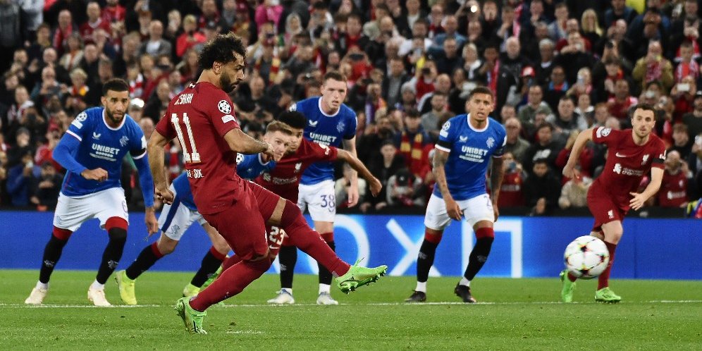 Man Of The Match Liverpool Vs Rangers: Mohamed Salah - Bola.net