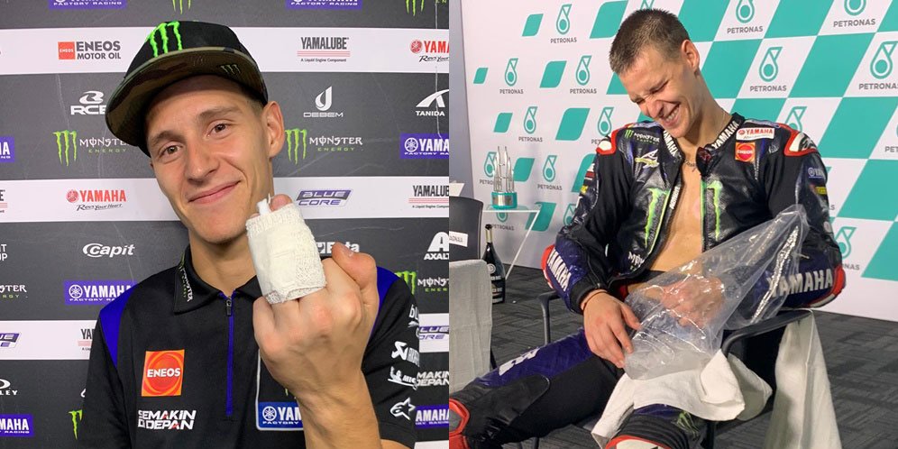 Jari Retak, Fabio Quartararo Jalani Operasi Usai Tes MotoGP Valencia