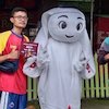 Mengintip Keseruan La'eeb, Si Maskot Piala Dunia 2022 Saat Mampir ke Bekasi