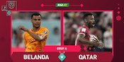 Prediksi Piala Dunia: Belanda vs Qatar 29 November 2022
