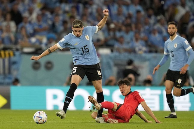 Man of the Match Uruguay vs Korea Selatan: Federico Valverde