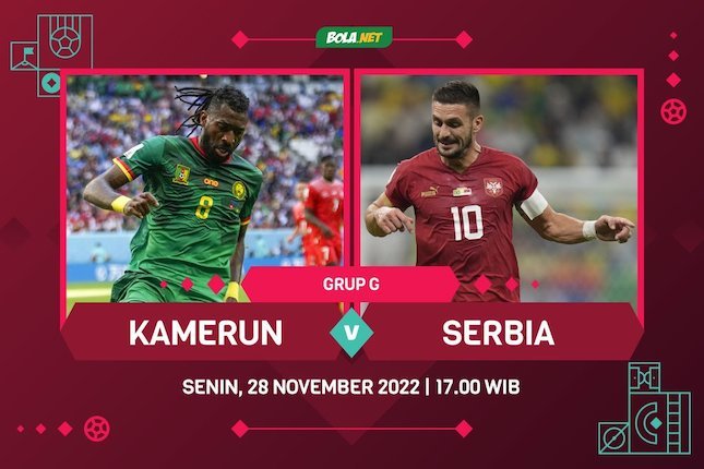 Prediksi Piala Dunia: Kamerun vs Serbia 28 November 2022