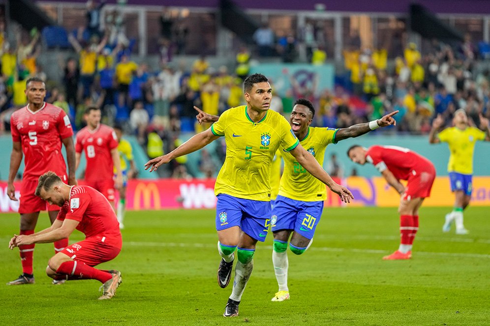 Hasil Piala Dunia 2022 Brasil vs Swiss: Skor 1-0