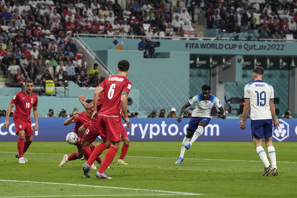 Cetak 2 Gol Melawan Iran, Bukayo Saka: Saya Cukup Bahagia!