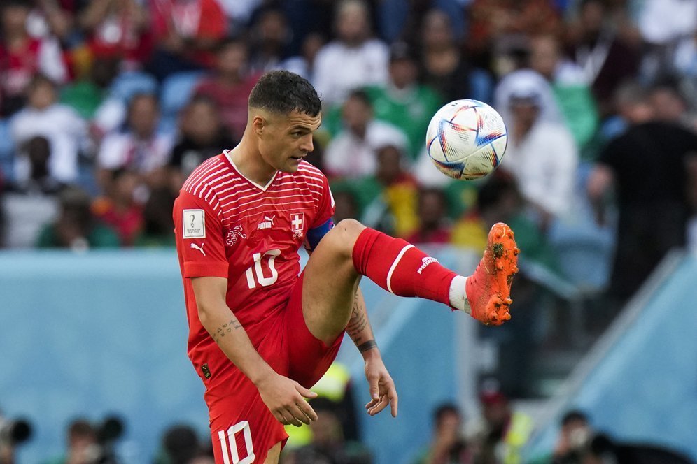 Brasil vs Swiss, Granit Xhaka 'Ancam' Duo Arsenal: Satu Lawan Satu dengan Kiper, Saya Sikat!