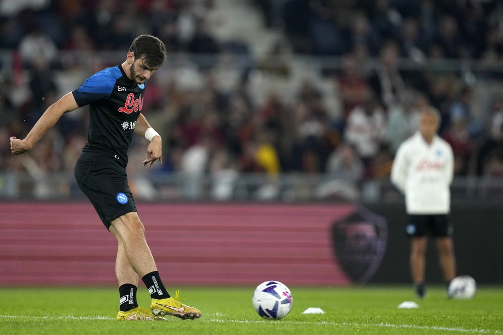 Performa Apik Bersama Napoli, Khvicha Kvaratskhelia disandingkan dengan Ronaldo!
