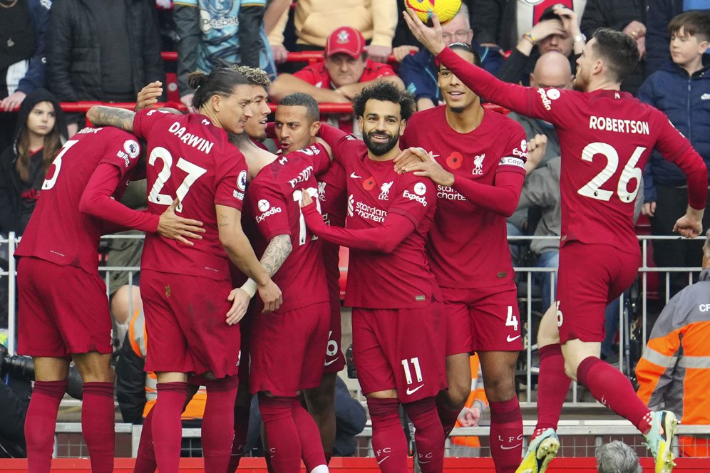 Hasil Liverpool vs Southampton: Skor 3-1