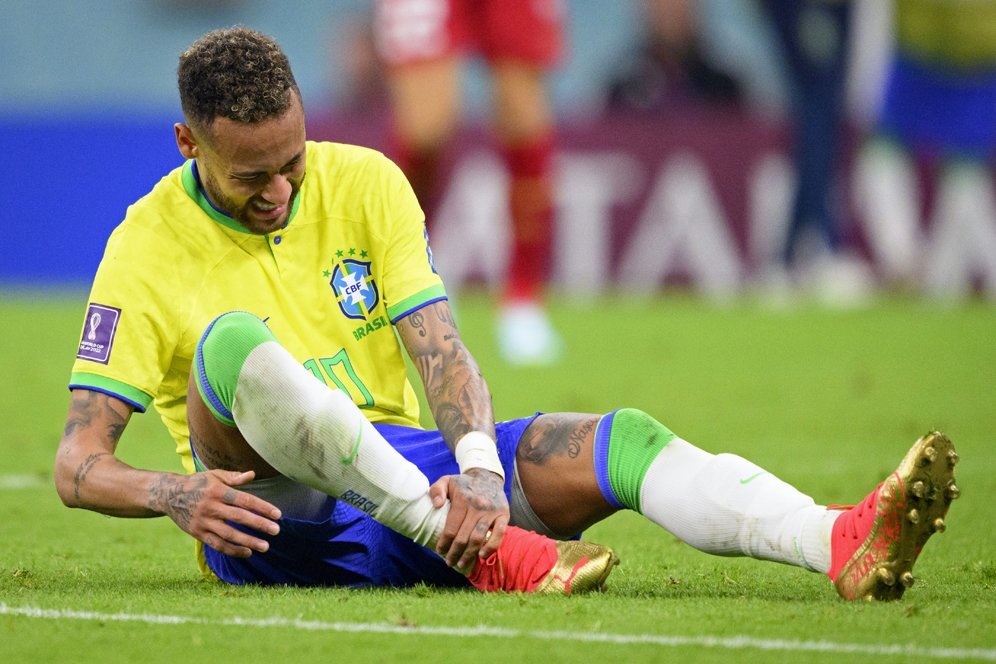 Ngeri! Cedera di Piala Dunia 2022, Ankle Neymar Bengkak Gede, Brasil Rugi Besar